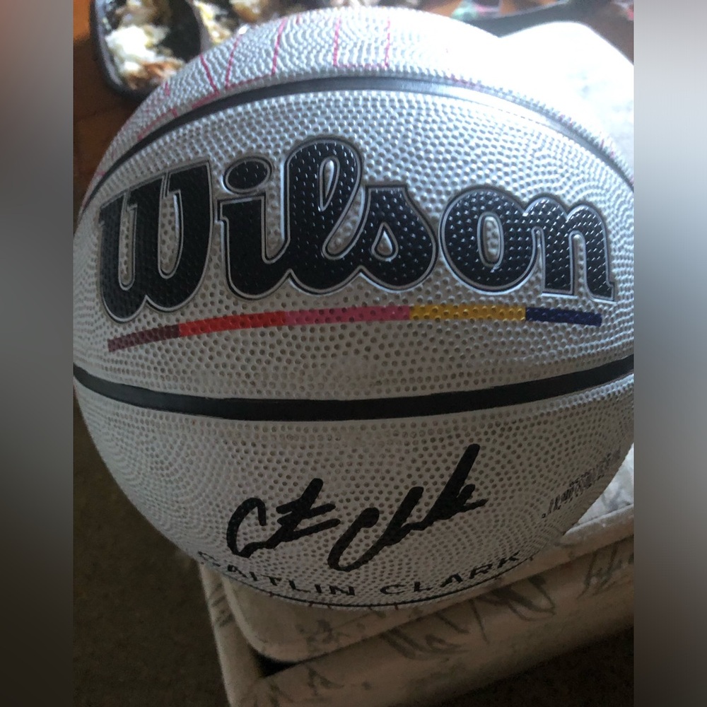 Wilson Basketball with Signature